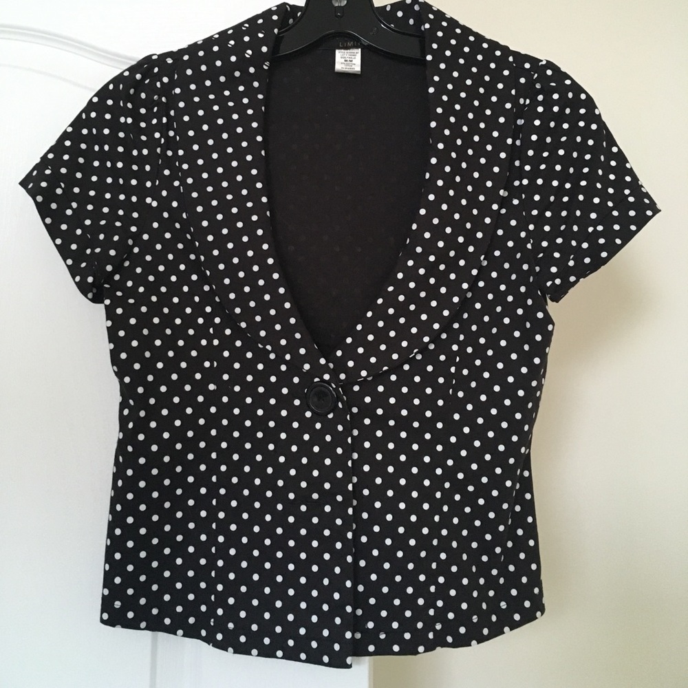 Short sleeve blazer